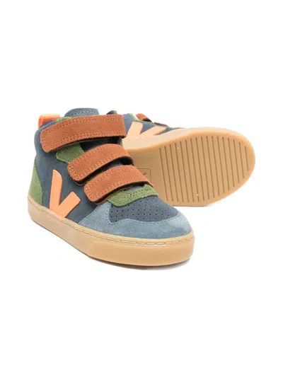 Veja Touch-strap Suede Trainers In Multi