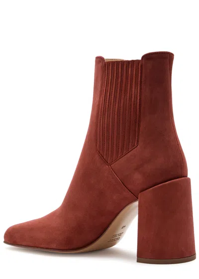 Gabriela Hearst Luke High Heel Boot In Burnt Sienna Suede In Brown