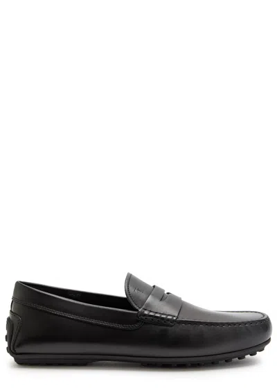 Tod's 'city Gommino' Loafers In Black