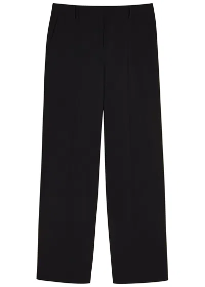 Jean Paul Gaultier Tailored Split-cuff Twill Trousers In Black