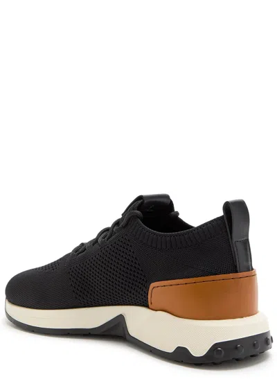 Tod's Calzino Running Black Sneakers In Black