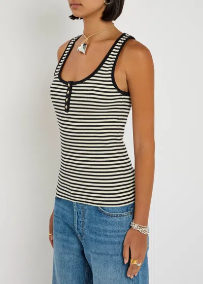Anine Bing Alessia Tank Top In Black