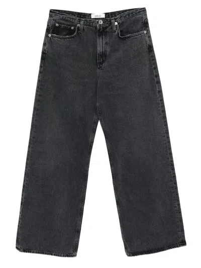 Agolde Arc Jeans In Black