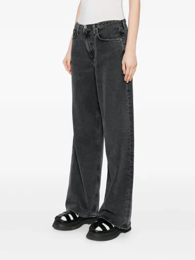 Agolde Arc Jeans In Black