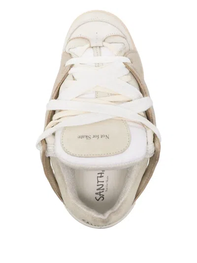 Santha Cut-out Lace-up Sneakers In Animal Print