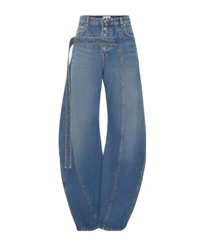 Jean Paul Gaultier Low-rise Jeans In Blue