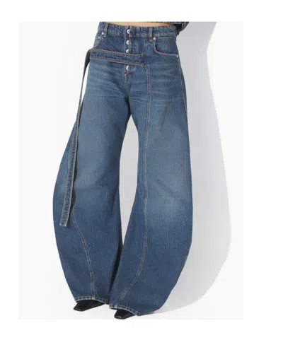 Jean Paul Gaultier Low-rise Jeans In Blue