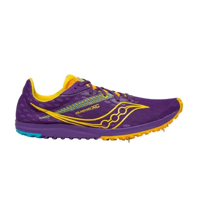 Pre-owned Saucony Wmns Kilkenny Xc9 Spike 'varsity' | Purple | Women's Size 11
