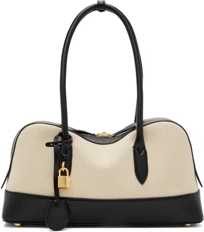 Stella Mccartney Borsa A Spalla Ryder In Tela Sabbia Donna In Black