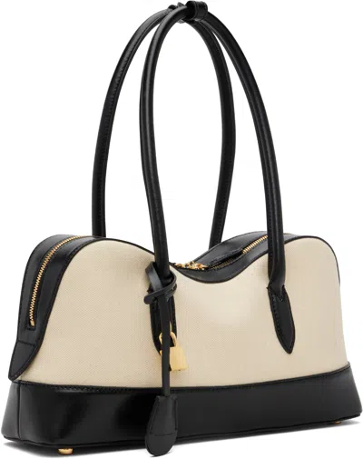 Stella Mccartney Borsa A Spalla Ryder In Tela Sabbia Donna In Black