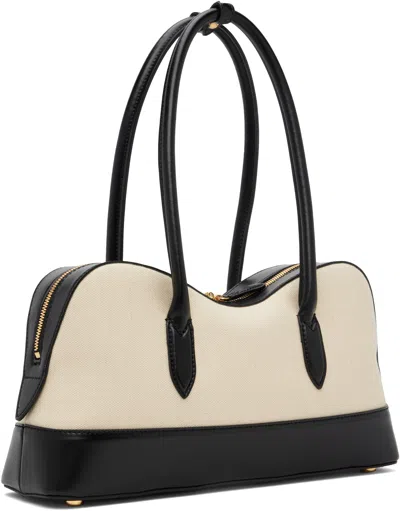 Stella Mccartney Borsa A Spalla Ryder In Tela Sabbia Donna In Black