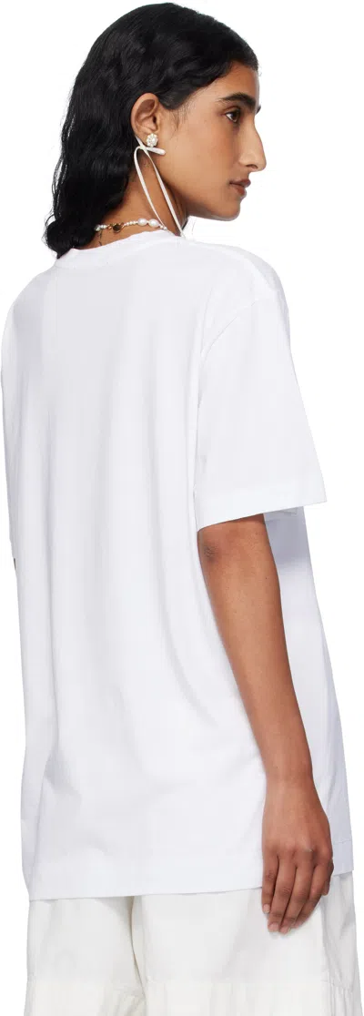 Simone Rocha Printed Cotton Jersey T-shirt In Multi