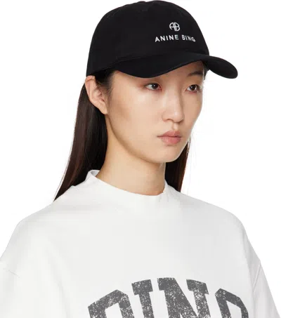 Anine Bing Jeremy Baseball Cap In Black