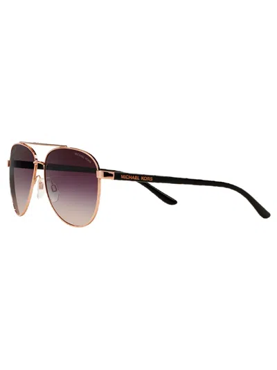 Michael Michael Kors Aviator Frame Sunglasses In Pink