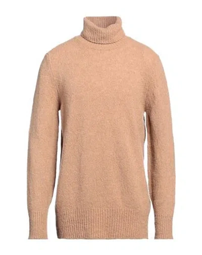 Department Five Department 5 Man Turtleneck Camel Size L Wool, Cashmere, Polyamide In Beige