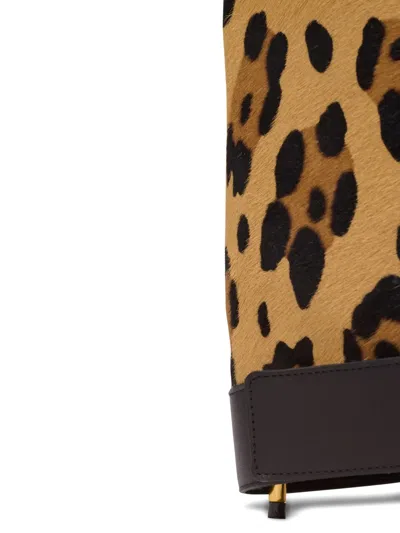 Balmain Anthem Leopard-print Pony Knee-high Boots In Multi
