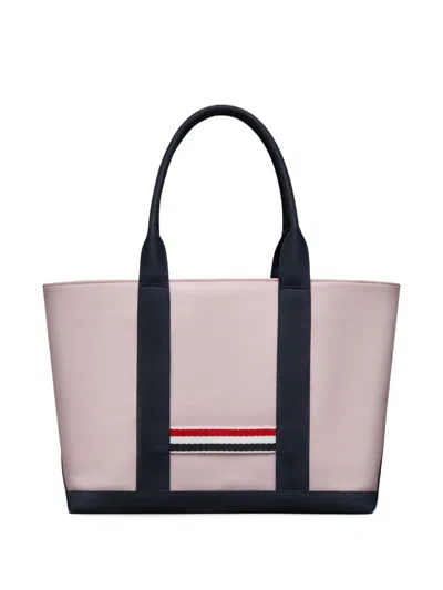 Thom Browne Small Tool Tote Bag In Pink