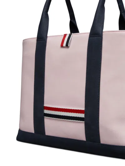 Thom Browne Small Tool Tote Bag In Pink