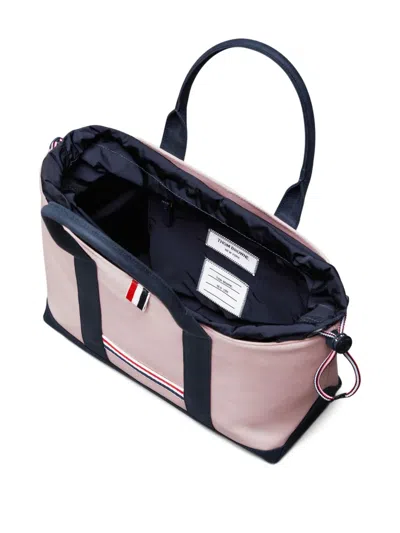 Thom Browne Small Tool Tote Bag In Pink