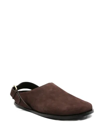 A.emery The Louis Clog Marroni In Suede In Brown
