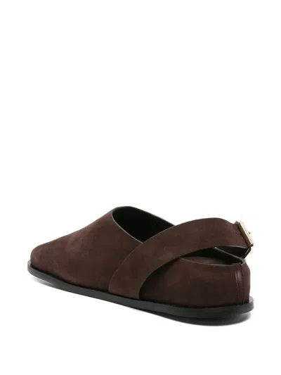 A.emery The Louis Clog Marroni In Suede In Brown