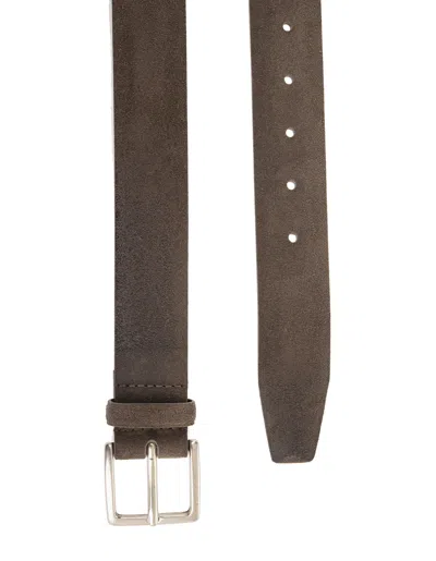 Orciani Adjustable Cloudy Belt In Brown