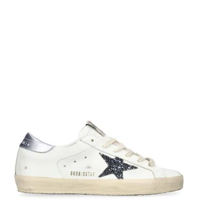 Golden Goose Sneakers Super Star White/black/wisteria In White