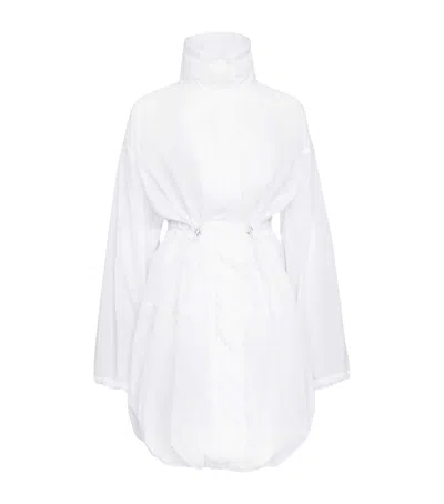 Alaïa Technical Nylon Bubble Parka In White