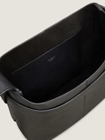 Givenchy Medium Grained Leather Belted Shoulder Bag In Black