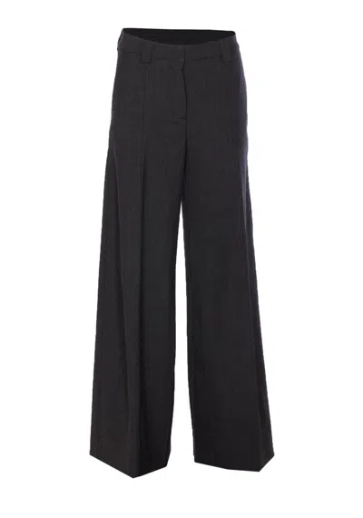 The Latest Billie Lightweight Poplin Trousers Black In Black