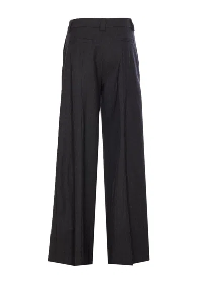 The Latest Billie Lightweight Poplin Trousers Black In Black
