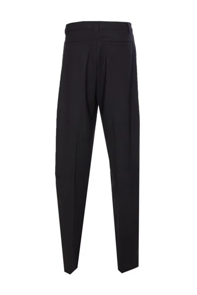 The Latest Billie Lightweight Poplin Trousers Black In Blue