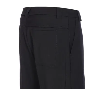 The Latest Billie Lightweight Poplin Trousers Black In Blue