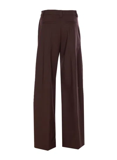 The Latest Thelatest 'alma' Pants In Brown
