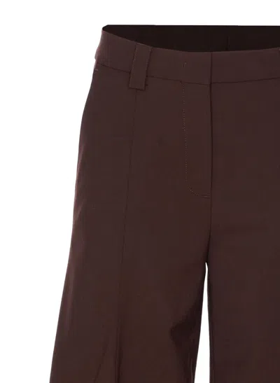 The Latest Thelatest 'alma' Pants In Brown
