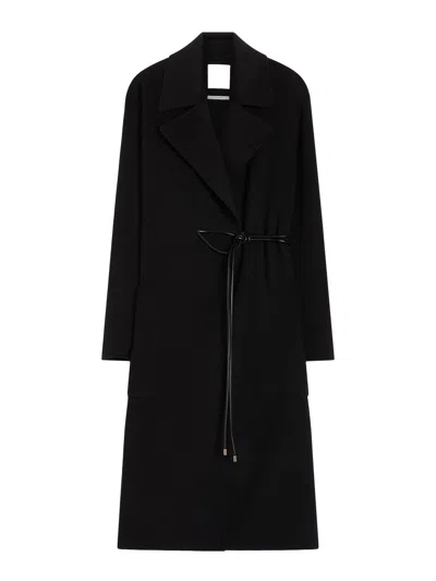 Sportmax Black Abbot Coat In Black