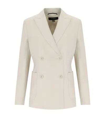 Max Mara Nervoso Sabbia Double-breasted Blazer In Multi