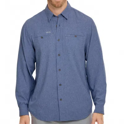 Gameguard Maverick Long Sleeve Shirt In Indigo In Multi