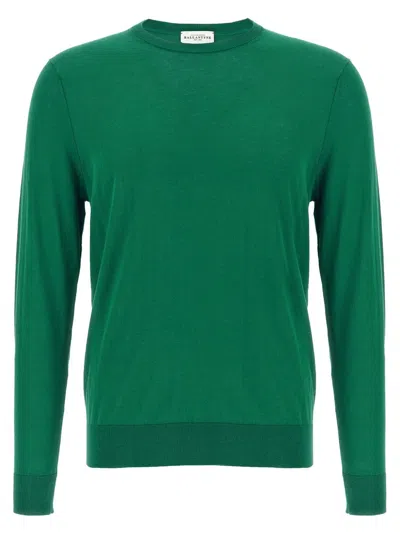 Ballantyne R Neck Sweaters And Cardigans In Green