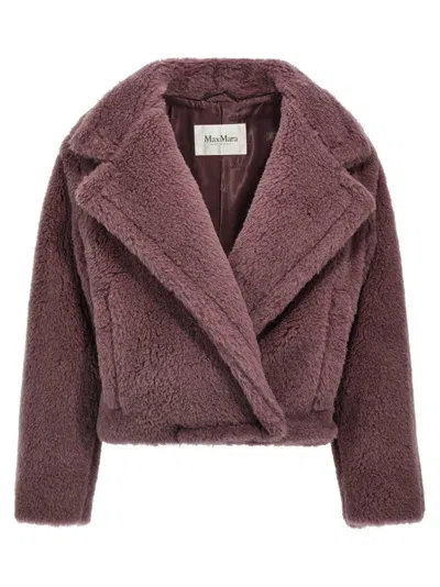 Max Mara Oggeri Casual Jackets And Parka Purple In Purple