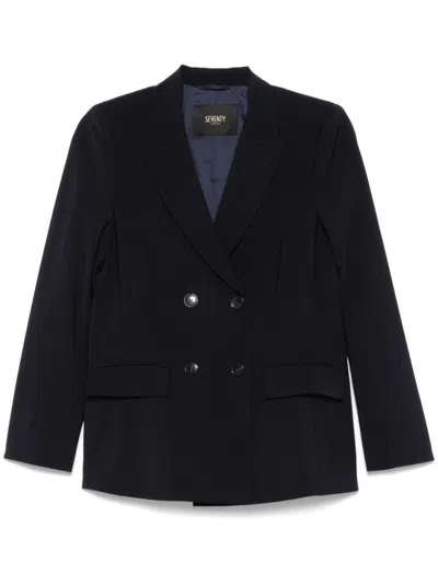 Seventy Lightweight Wool Blazer In Black