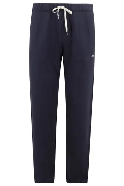 Autry Blue Cotton Joggers In Blue