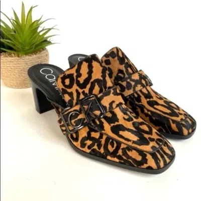Calvin Klein Day Calf Hair Mule In Multi In Multi