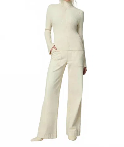 Joe's Jeans Palmer Turtleneck Sweatshirt In Milk In Neutral