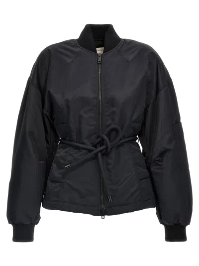 Sportmax 'zebu' Bomber Jacket In Black