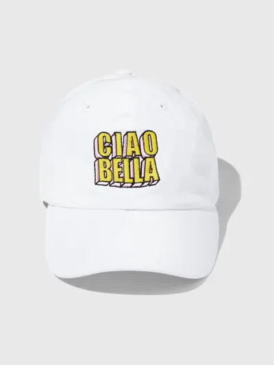 Kule Women's Ciao Bella Cap In White In White