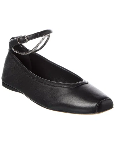 Weekend Max Mara Leather Loafer In Black
