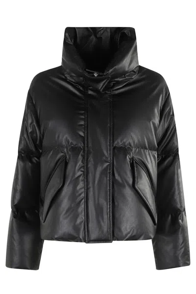 Mm6 Maison Margiela Mm6 By Maison Margiela Oversized Black Sports Jacket With Double-zipper Closure In Black