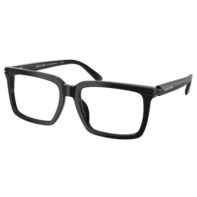 Michael Kors Bayshore Mk 4155u 3005 55mm Unisex Square Eyeglasses 55mm In Black