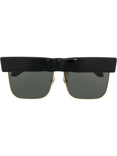 Linda Farrow Rosalie Square-frame Sunglasses In Black